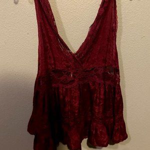 Free People lace tank
